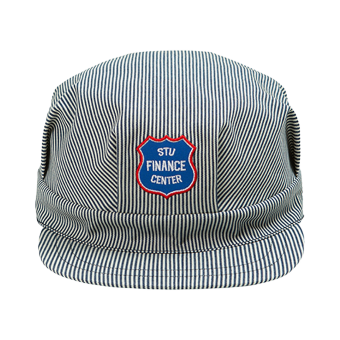 에스티유 뱅크 스트라이프 엔지니어 캡 네이비(STU Bank Stripe Engineer Cap Navy)