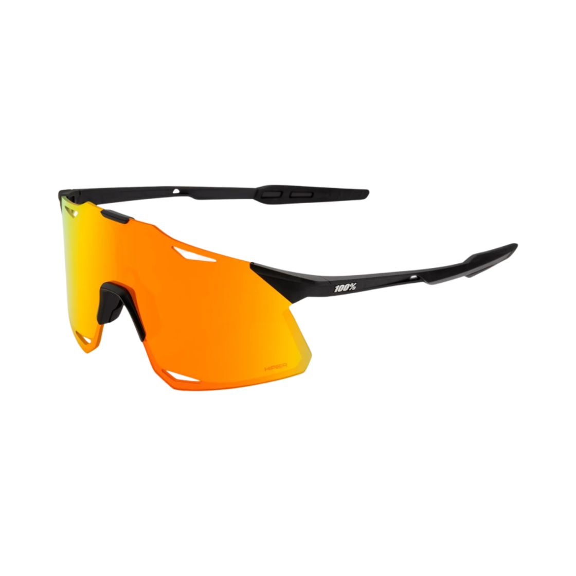 60000-00006 100% Hypercraft Matte Black Hiper Red Multilayer Mirror Lens