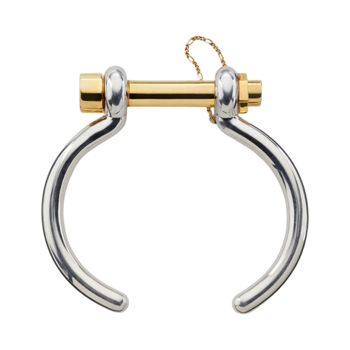 보테가 베네타 볼트 브레이슬릿 실버 옐로우 골드(Bottega Veneta Bolt Bracelet Silver Yellow Gold) - 1