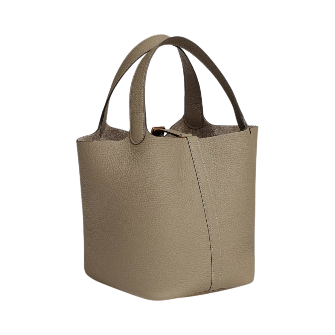 에르메스 피코탄 락 18 백 클레망스 & 골드 하드웨어 베쥬 마르파(Hermes Picotin Lock 18 Bag Clemence & Gold Beige Marfa) - 3