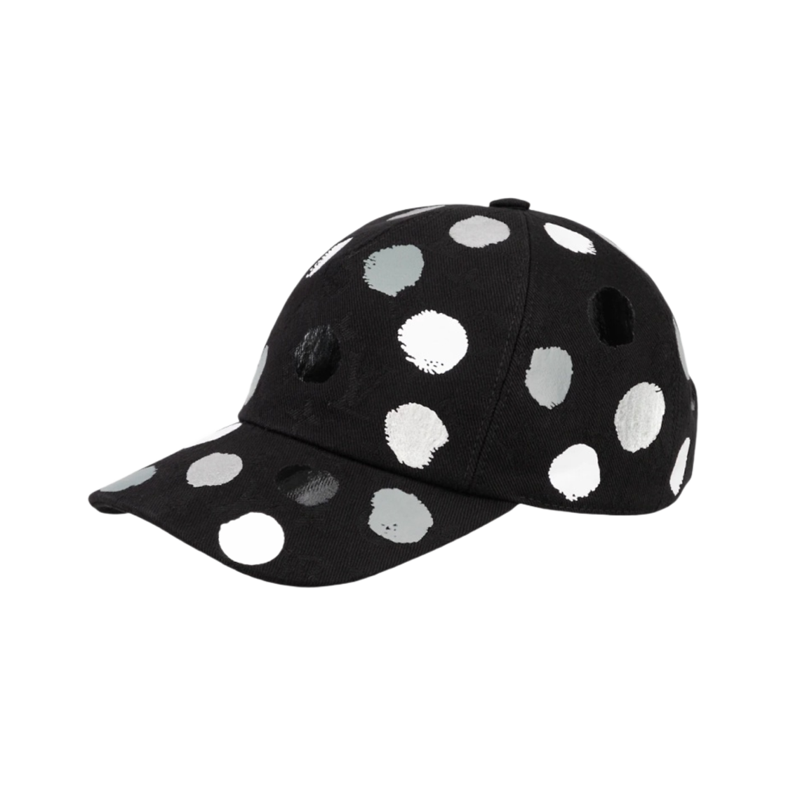 루이비통 x 야요이 쿠사마 페인티드 닷 캡 블랙