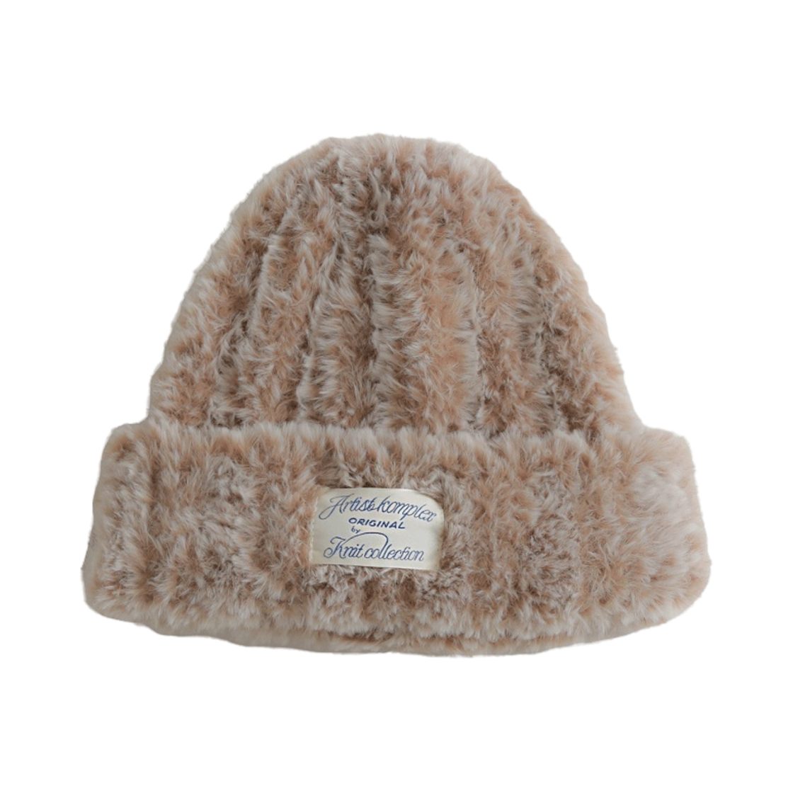 【数量限定】 Artist Komplex Artist Fluffy Knit Beanie 아티스트컴플렉스 아티스트 플러피 니트 비니 베이지 | ARTIST