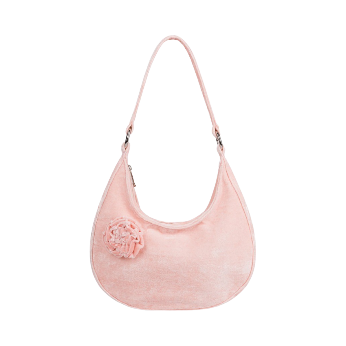 hai01 Hai Edith Bag Velvet Light Pink