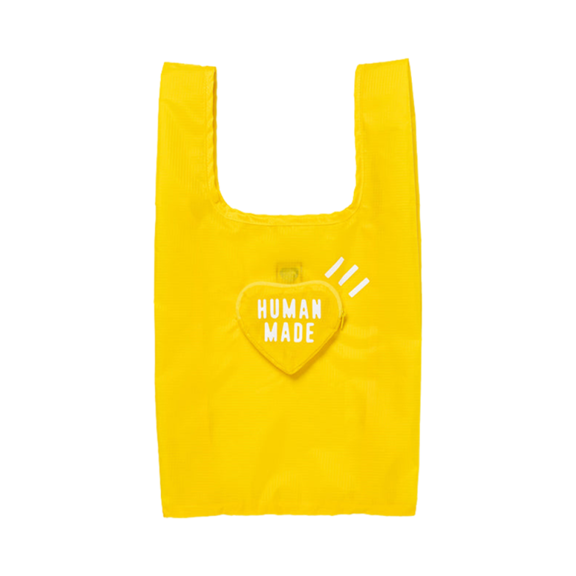 휴먼 메이드 하트 쇼핑백 스몰 옐로우(Human Made Heart Shopping Bag Small Yellow) - 1
