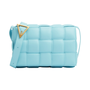 Bottega Veneta Padded Leather Cassette Pale Blue
