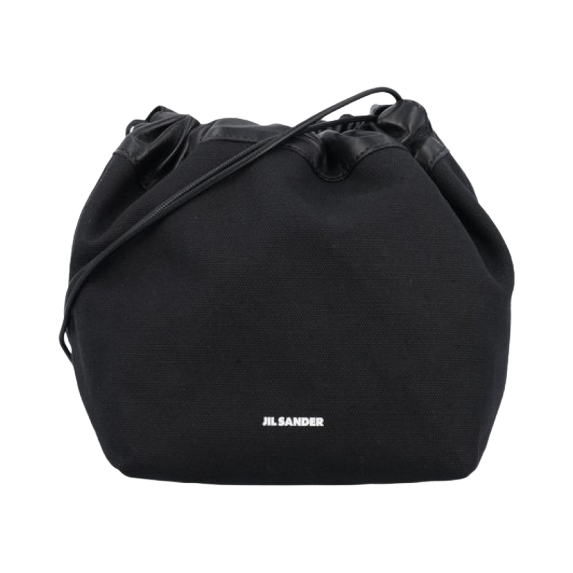질 샌더 덤플링 캔버스 숄더백 블랙(Jil Sander Dumpling Canvas Shoulder Bag Black)