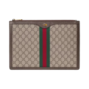 Gucci Ophidia GG Supreme Portfolio Beige Ebony
