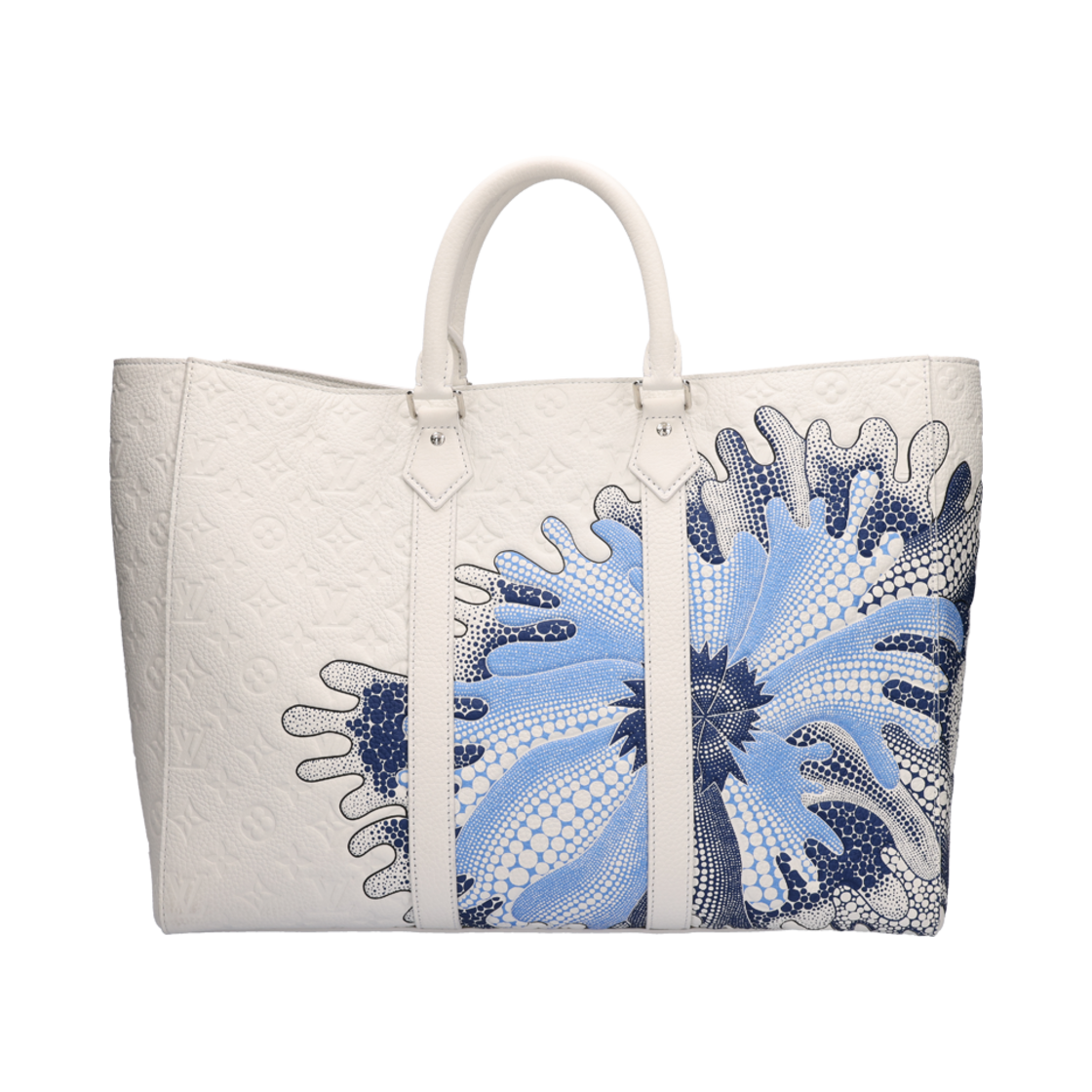 루이비통 x 야요이 쿠사마 M21679 삭 플라 24H 화이트