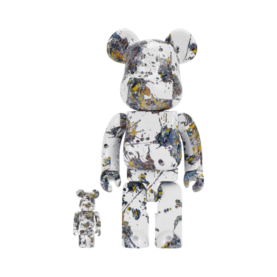 베어브릭 잭슨 폴록 스튜디오 100% & 400% 세트 (스플래쉬)(Bearbrick Jackson Pollock Studio 100% & 400% Set (Splash))