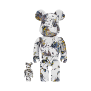Bearbrick Jackson Pollock Studio 100% & 400% Set (Splash)