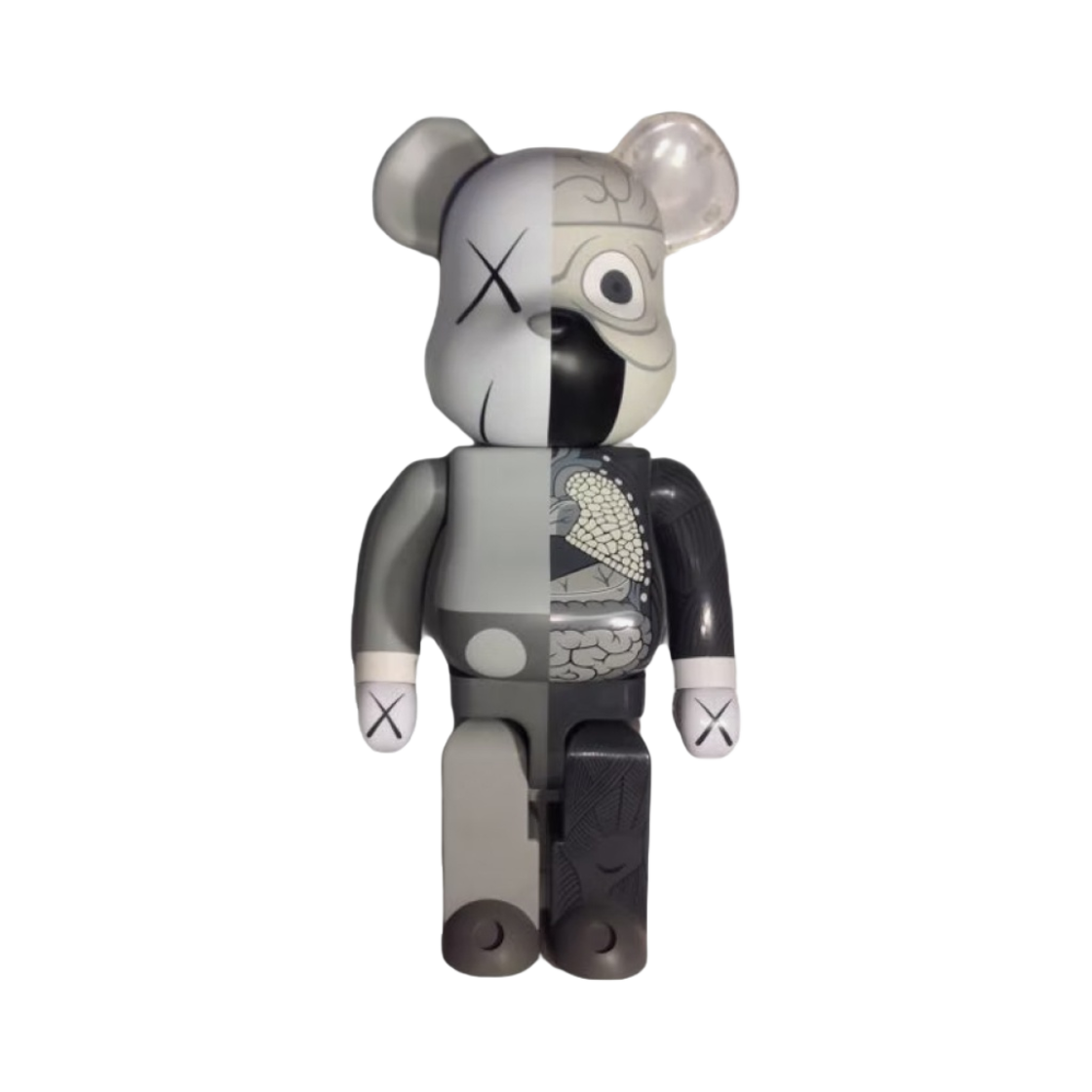 베어브릭 x 카우스 디섹티드 1000% 그레이(Bearbrick x Kaws Dissected 1000% Grey) - 1