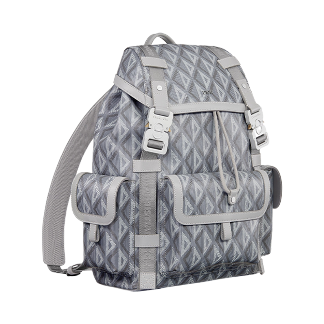 디올 M 힛 더 로드 백팩 그레이 CD 다이아몬드(Dior M Hit The Road Backpack Gray CD Diamond) - 2