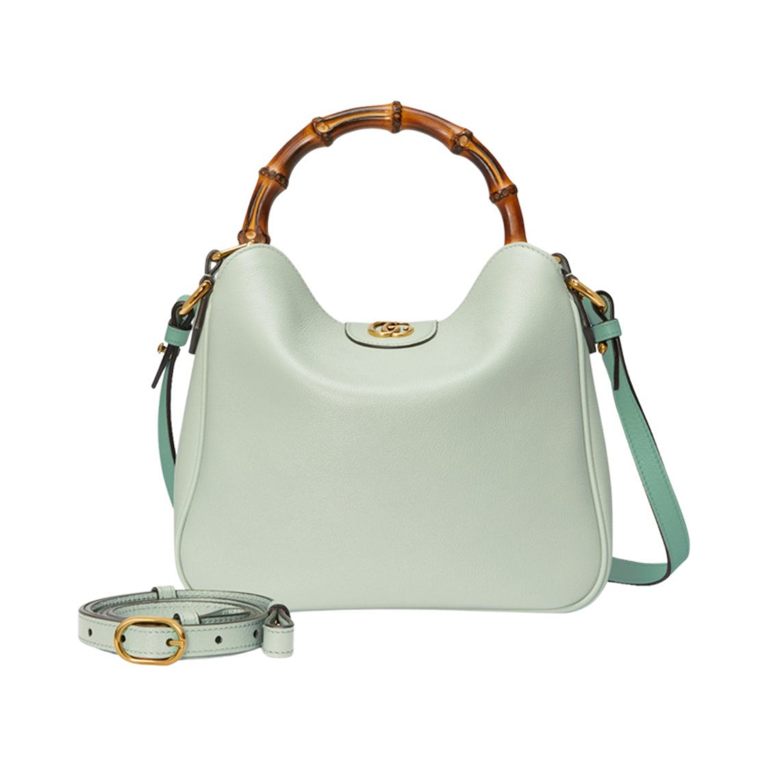 구찌 다이애나 스몰 숄더백 페일 그린 레더(Gucci Diana Small Shoulder Bag Pale Green Leather) - 3