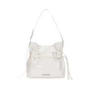Matin Kim Double Belted Strap Big Bag Ivory