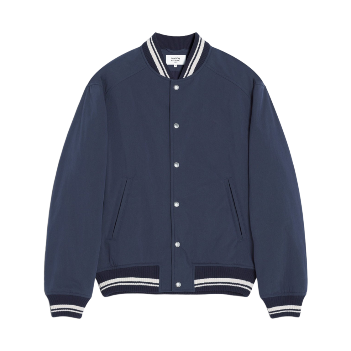 OM02116WQ4048-P492 Maison Kitsune Teddy Blouson Deep Navy