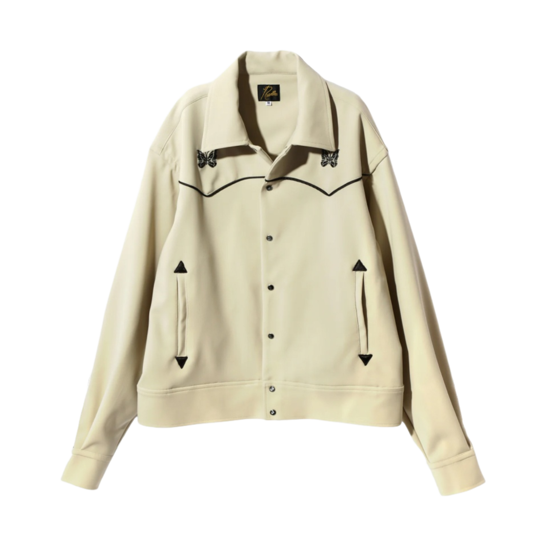 니들스 PE/PU 더블 클로스 파이핑 카우보이 자켓 베이지(Needles PE/PU Double Cloth Piping Cowboy Jacket Beige)