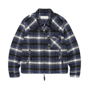 Thevinylhouse Flannel Jacket Blue