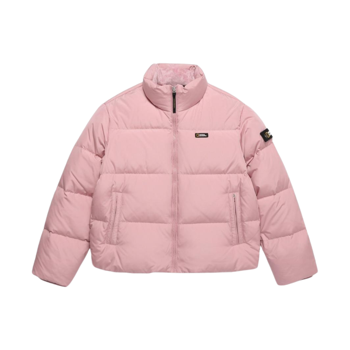N244WDW910 (W) National Geographic Rayman Short Length Down Jumper Pink