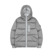 Stone Island 43619 Nylon Metal Econyl Regenerated Nylon Down Jacket Light Grey - 22FW