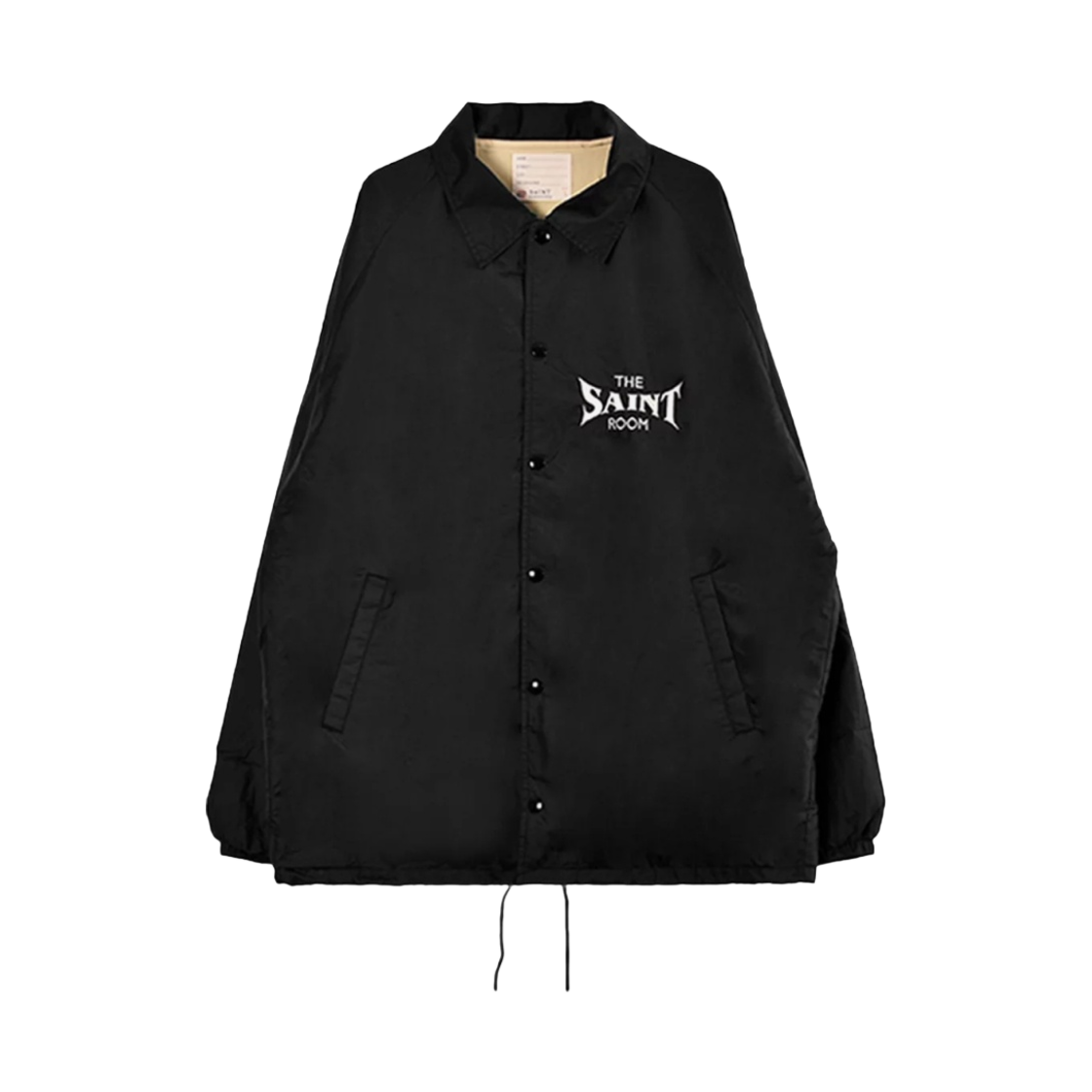 A22-0000-062 Saint Mxxxxxx x Shermer Academy Coach Jacket Black - 22FW