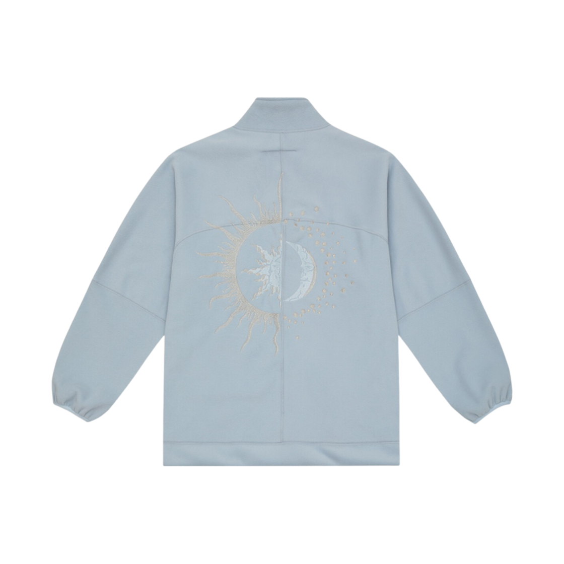 트위드 라이트 웨이트 플리스 셋 업 집업 파우더 블루(Tuewid Light Weight Fleece Set Up Zip Up Powder Blue) - 2