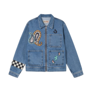 Stussy x Noma t.d. Denim Zip Work Jacket Stone Wash