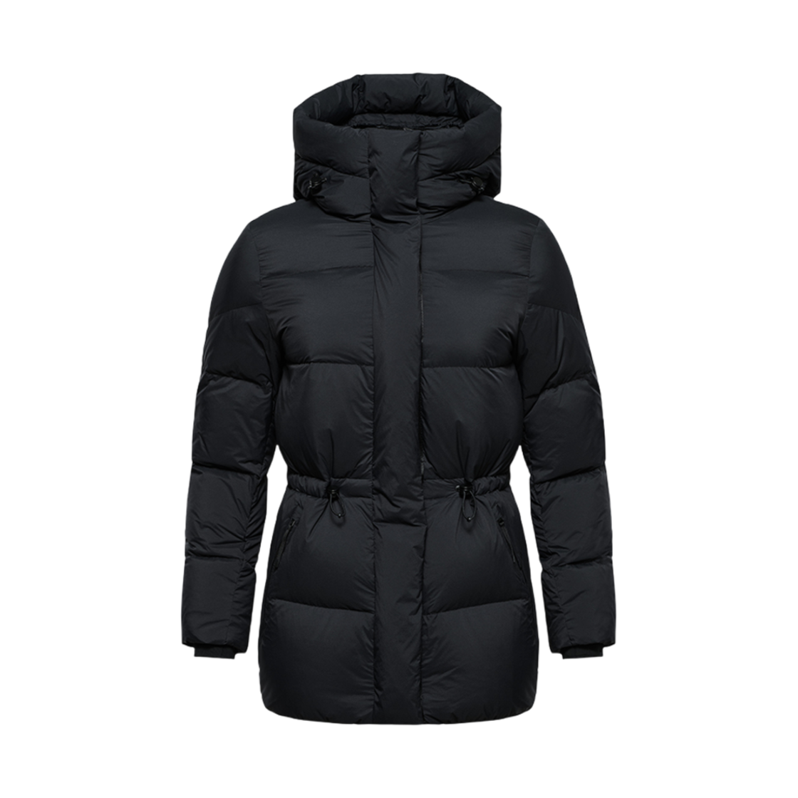 (W) 블랙야크 파니 퀀텀 후드 다운 자켓 블랙((W) Black Yak Fanny Quantum Hoodie Down Jacket Black)