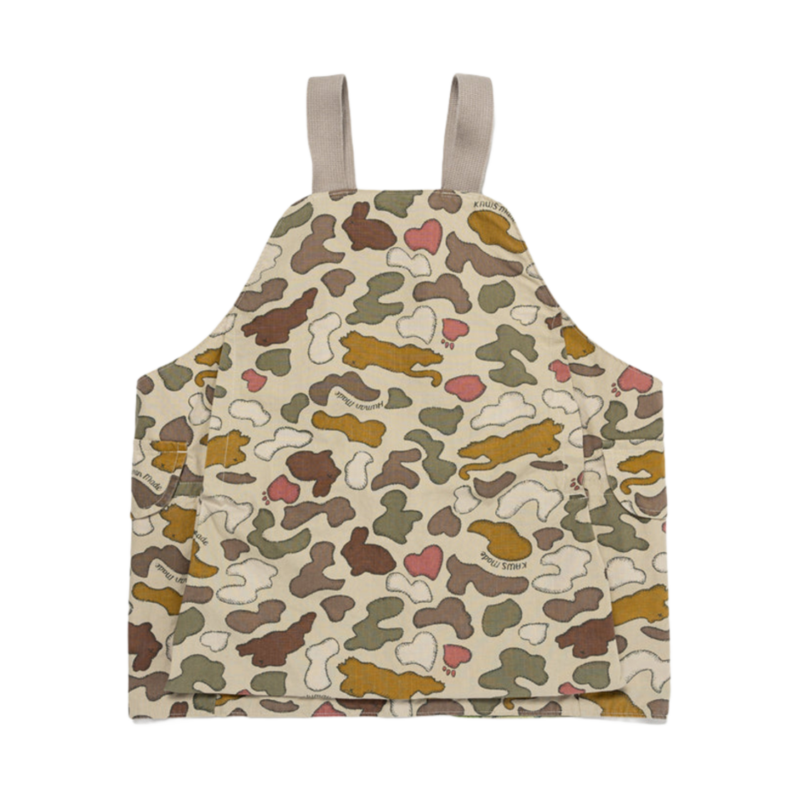 XX27JK002 Human Made x Kaws Camo Vest Brown