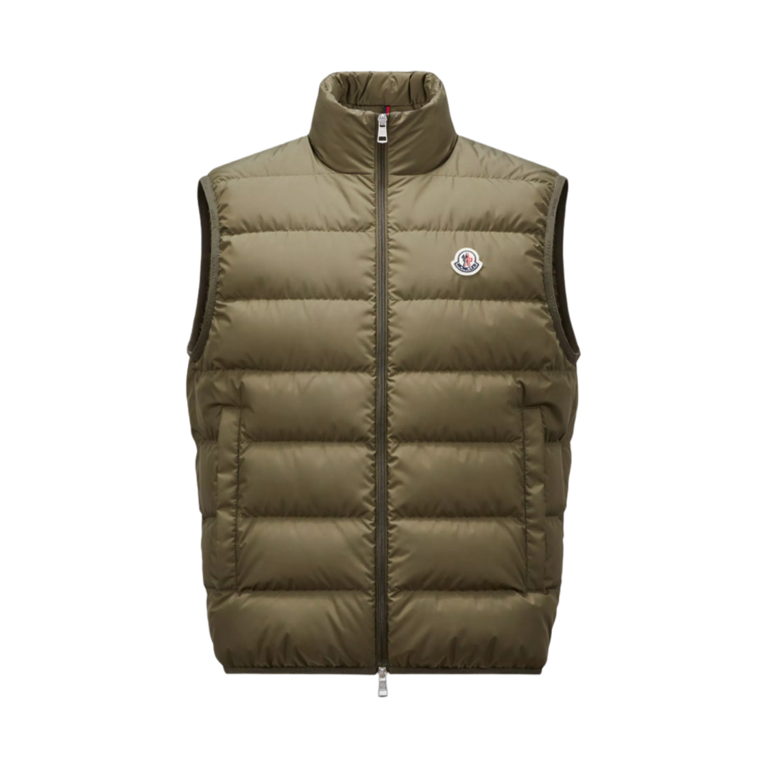 J2-091-1A00076-54A81-818 Moncler Contrin Down Vest Olive Green - 24FW