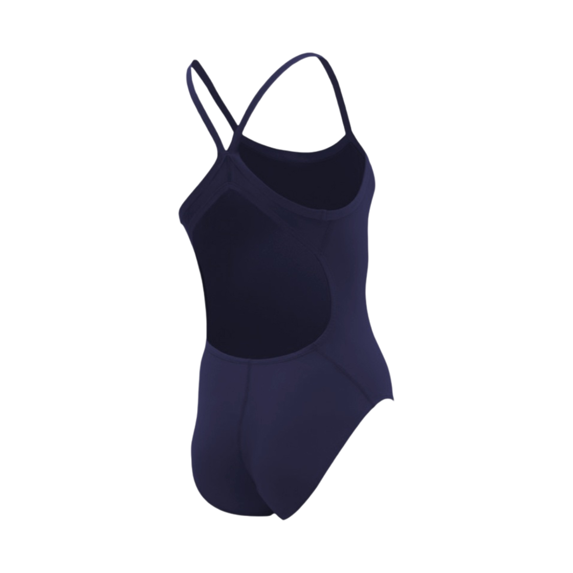 (W) 나이키 스윔 앤서 솔리드 레이서백 스윔수트 미드나잇 네이비((W) Nike Swim Answer Solid Racer Back Swimsuit Midnight Navy) - 2