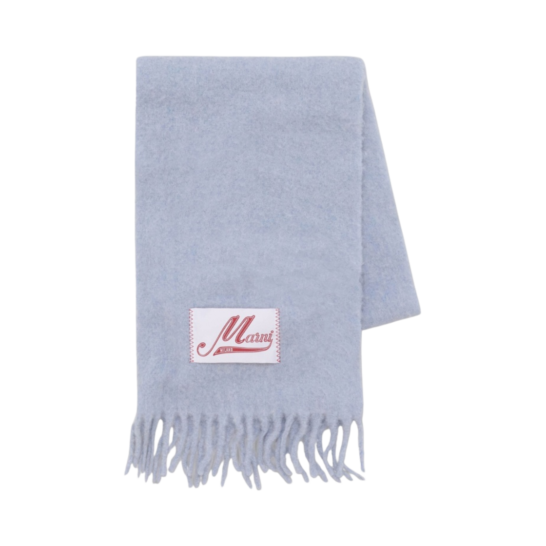 SCMC0059Y0-UTW918-00B50 Marni Light Blue Alpaca Scarf Irisblue