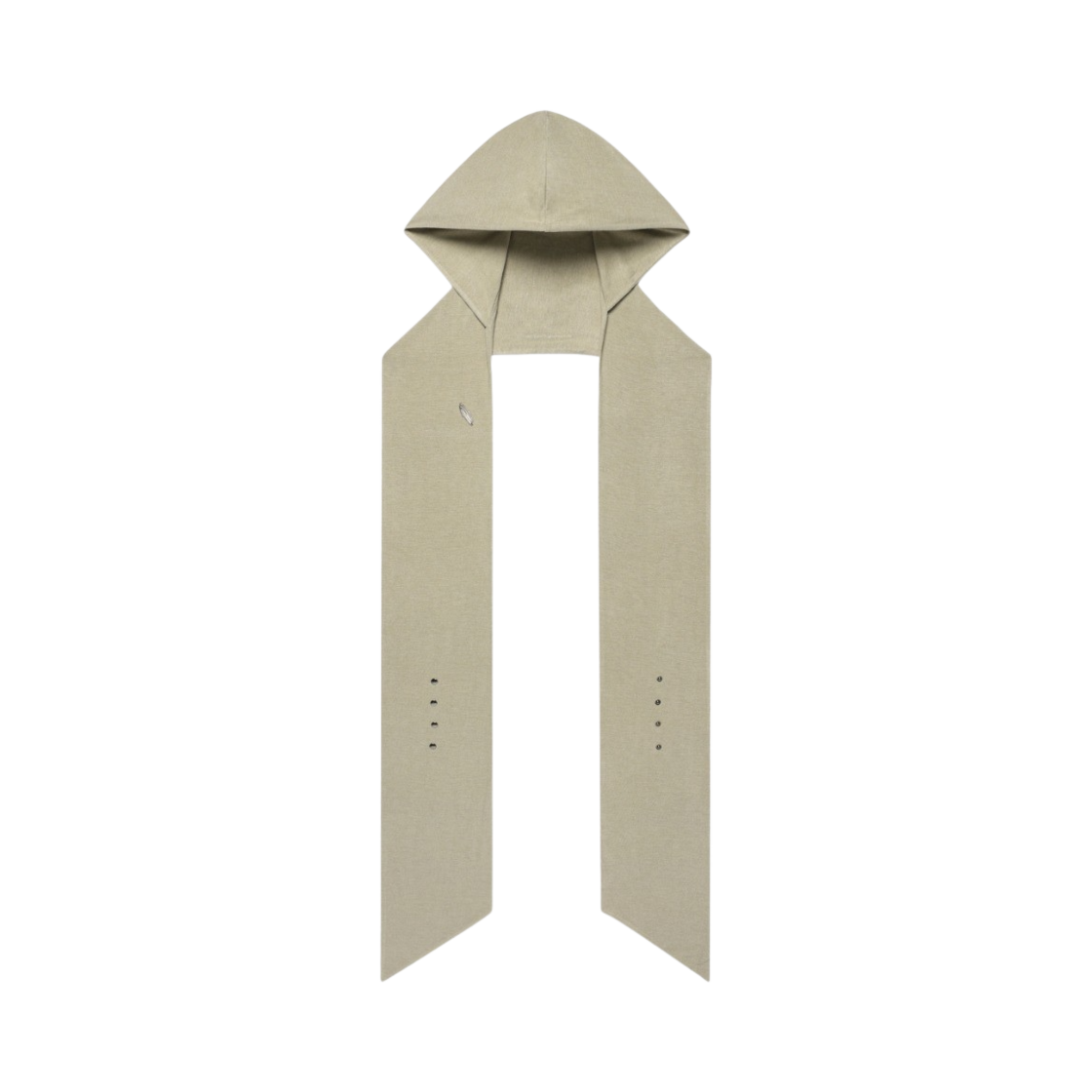 FWSWCTH308M Opening Project W 2Way Hoodie Scarf Khaki