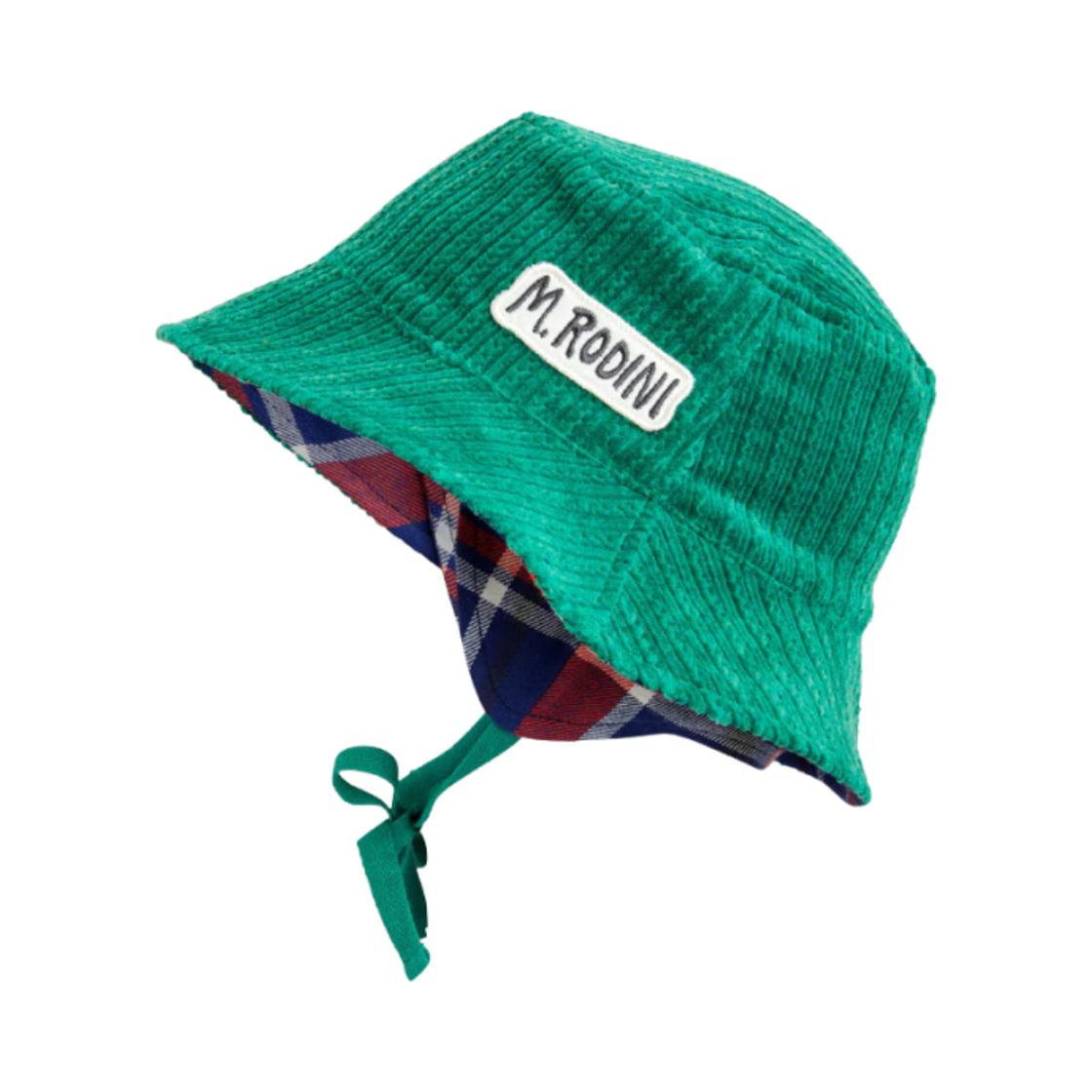 2276510775 (Kids) Mini Rodini Corduroy Bucket Hat Green