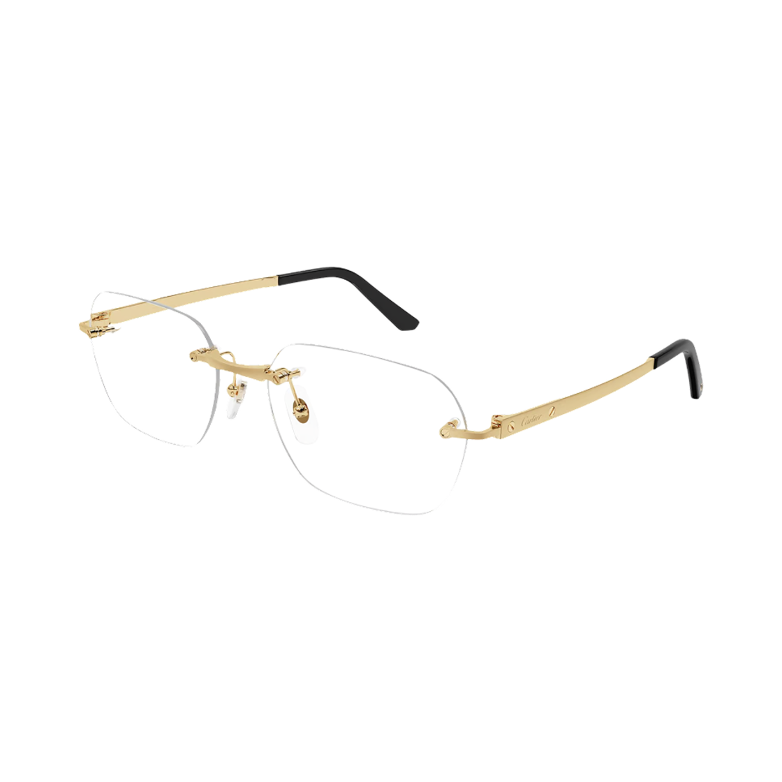 까르띠에 산토스 림리스 CT0407O-001 골드(Cartier Santos Rimless CT0407O-001 Gold) - 1