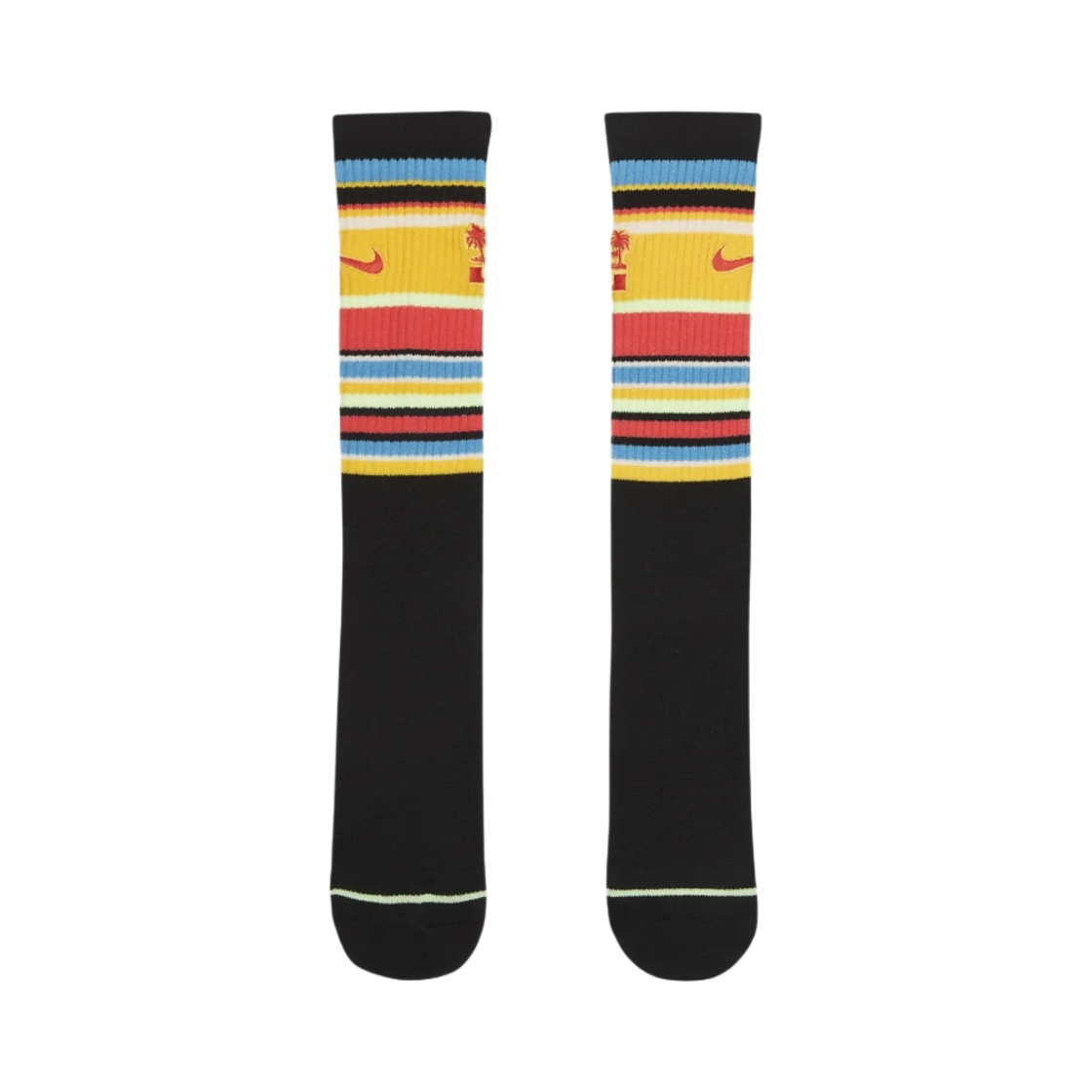 DA5076-060 Nike LeBron Everyday Basketball Crew Socks Black (Korean Ver.)