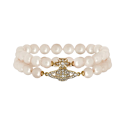 Vivienne Westwood Graziella Pearl Bracelet Gold