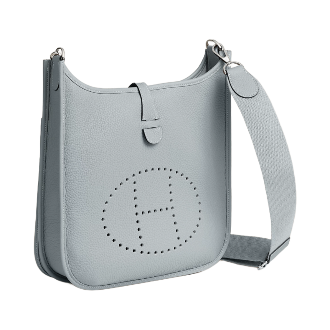 에르메스 에블린 III 29 백 클레망스 & 팔라듐 하드웨어 블루 글라시에(Hermes Evelyne III 29 Bag Clemence & Palladium Bleu Glacier) - 2