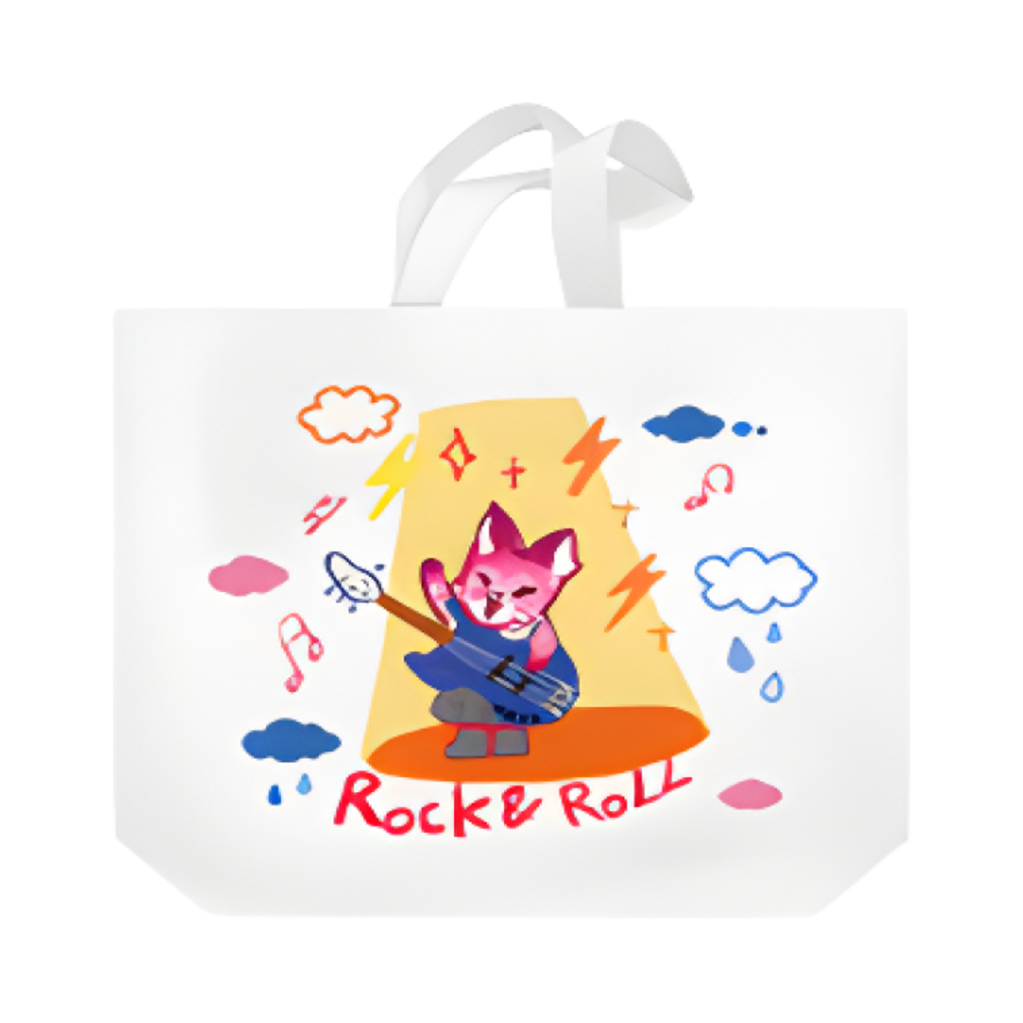 QWER 리유저블 백 화이트(QWER Reusable Bag White) - 1