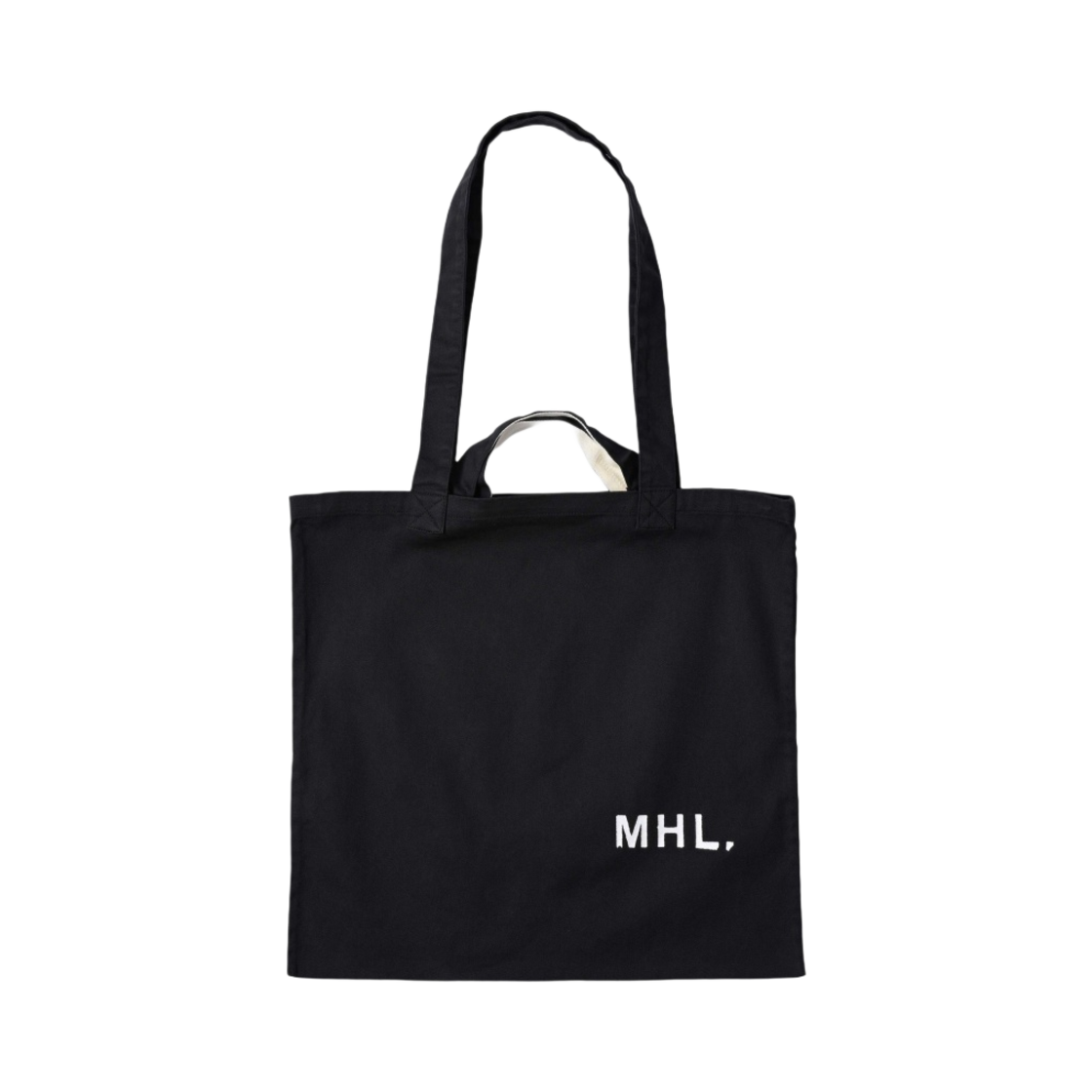 UHAC0178Y00FURBLK Magaret Howell Light Cotton Drill Shopper Bag Black