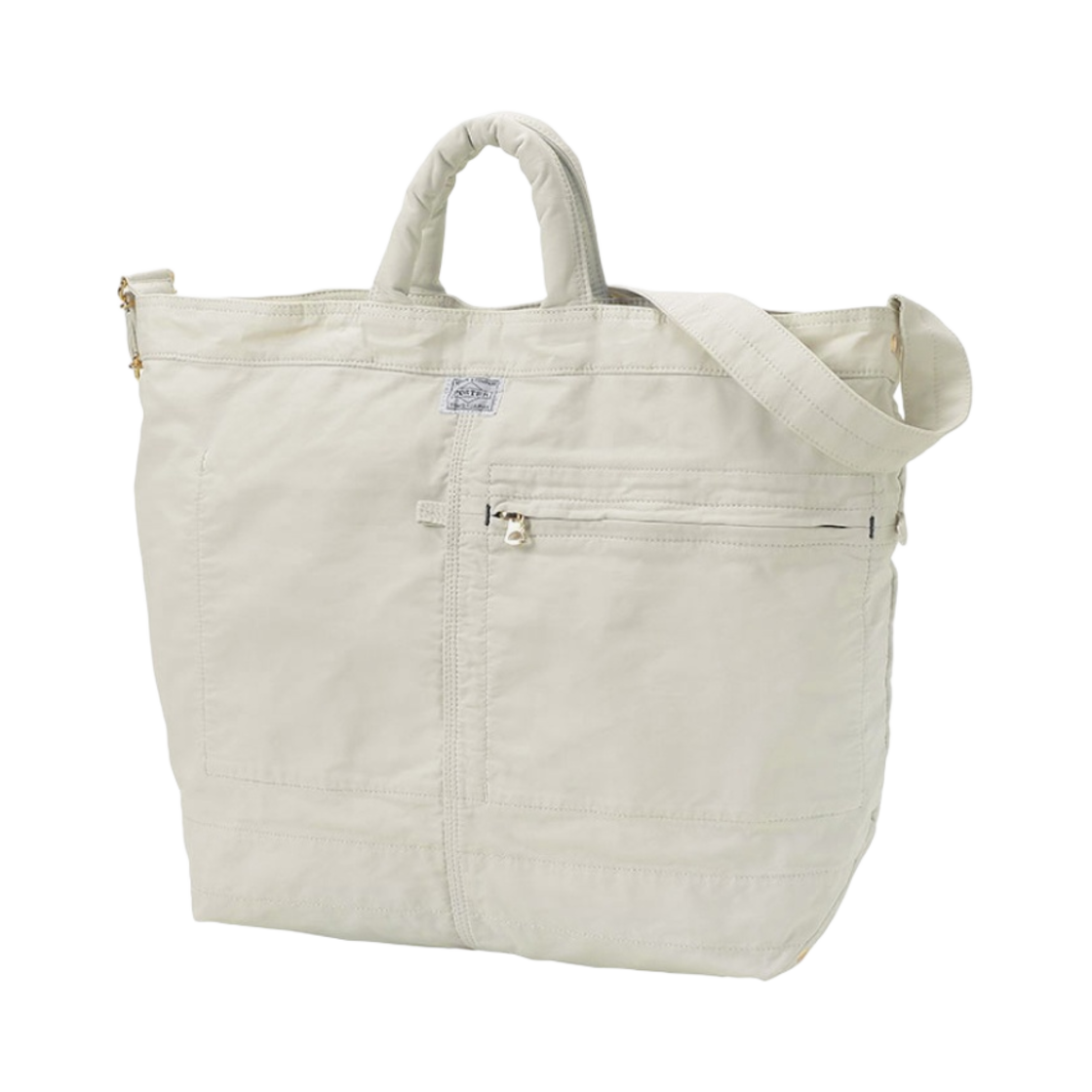 포터 마일 투웨이 토트백 라지 화이트(Porter Mile 2Way Tote Bag L White) - 1