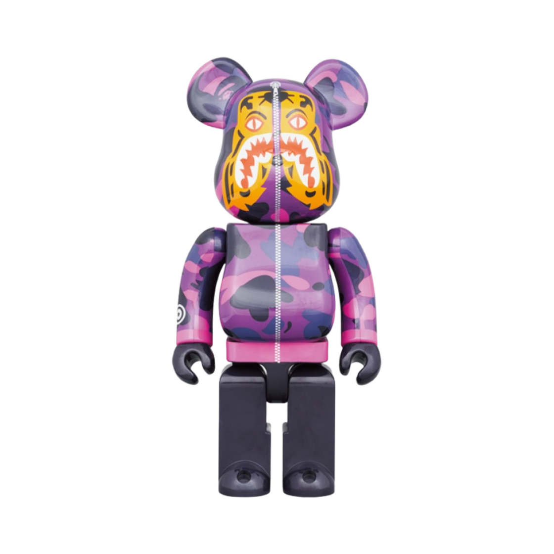베어브릭 x 베이프 카모 타이거 퍼플 100% & 400% 세트(Bearbrick x BAPE Camo Tiger Purple 100% & 400% Set) - 2