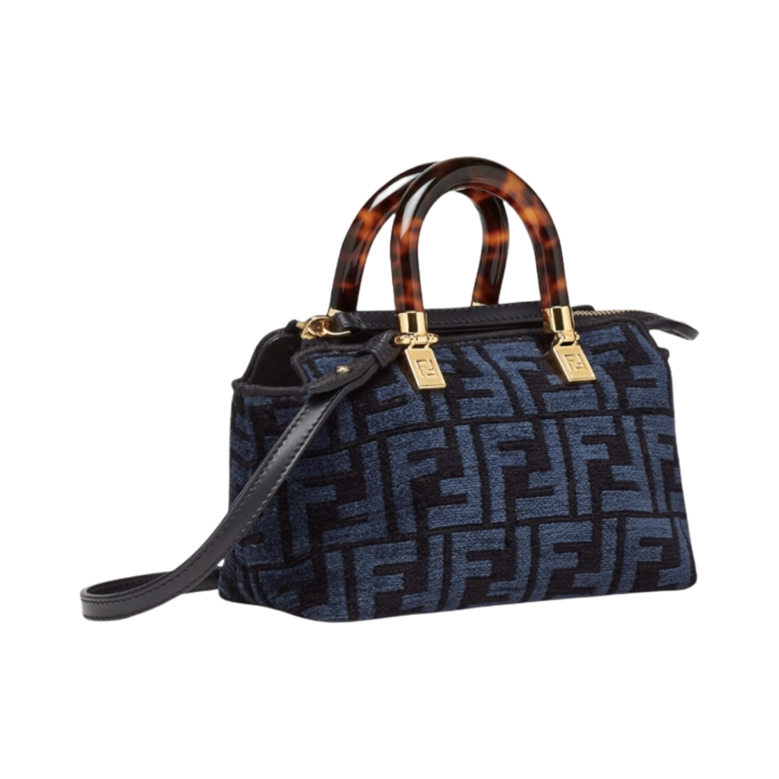 펜디 바이 더 웨이 패브릭 미니 보스턴백 블루(Fendi By The Way Fabric Mini Boston Bag Blue) - 2