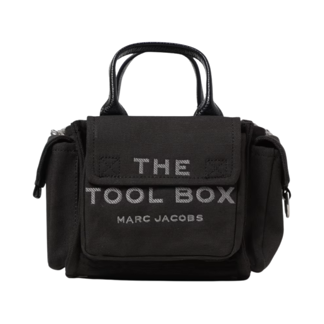 2S4HCR006H03-001 Marc Jacobs Canvas Mini Tote Bag Black