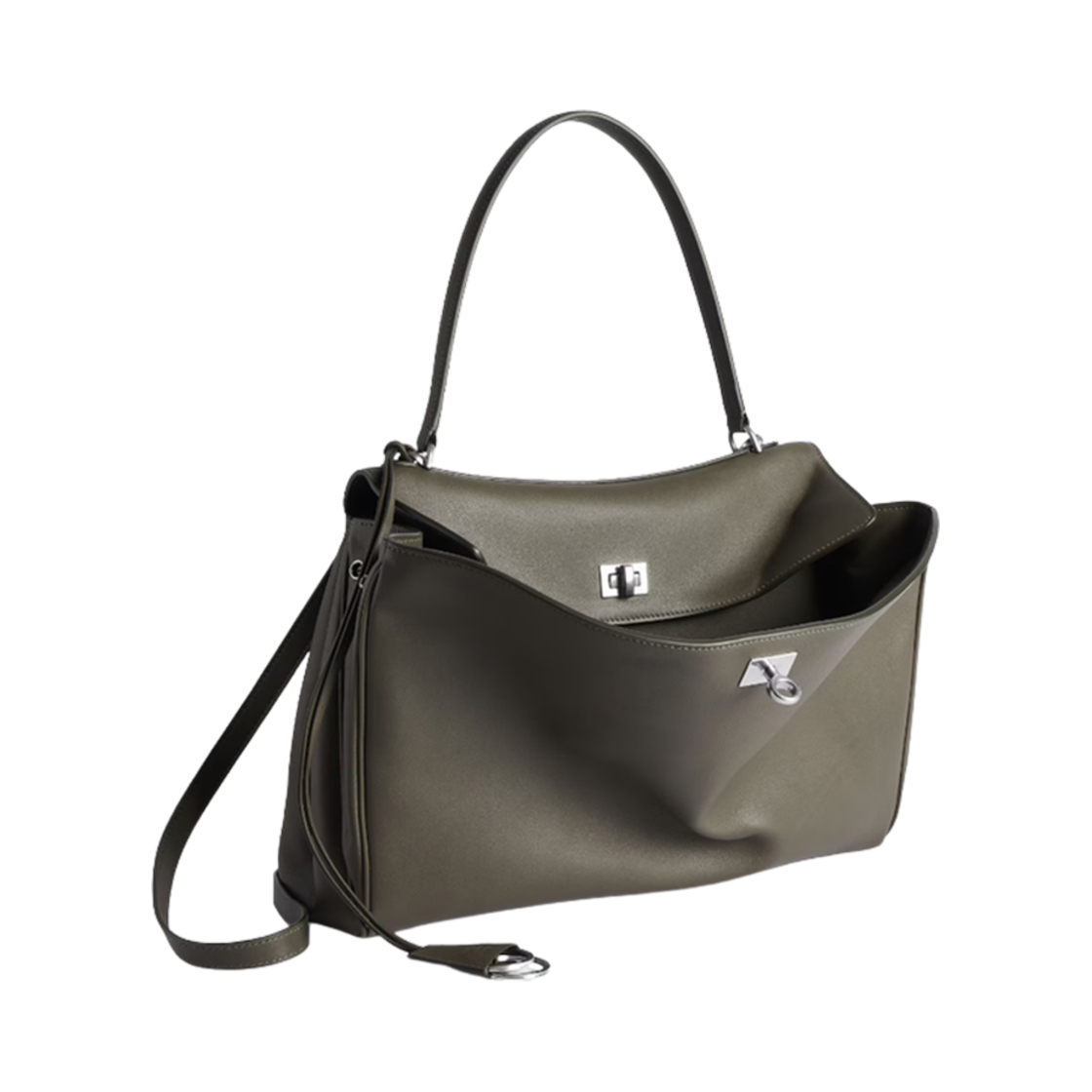 발렌시아가 로데오 미디움 핸드백 카키(Balenciaga Rodeo Medium Handbag Khaki) - 2