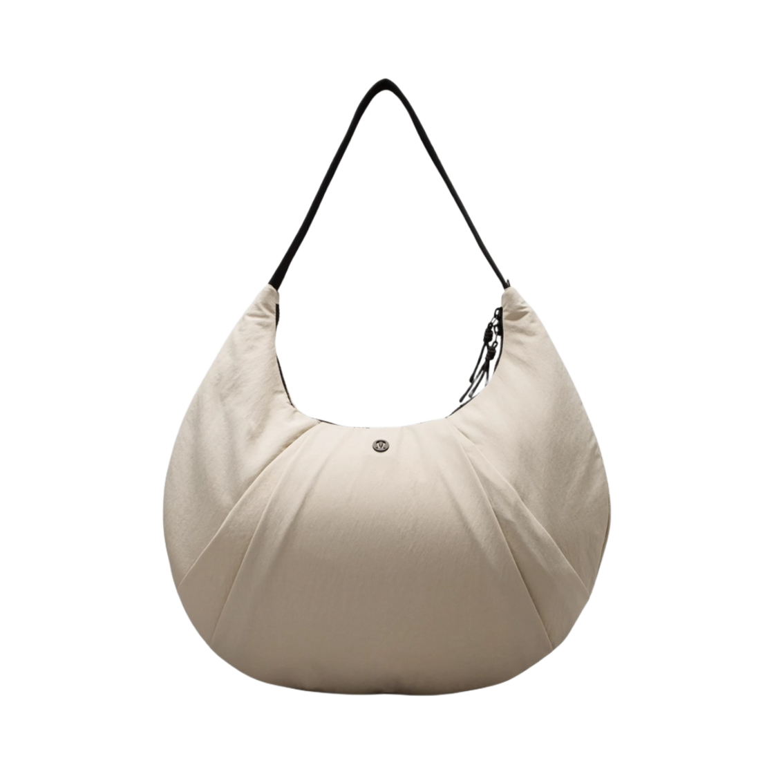 룰루레몬 플리티드 숄더백 10L 모하비 탄 블랙(Lululemon Pleated Shoulder Bag 10L Mojave Tan Black)