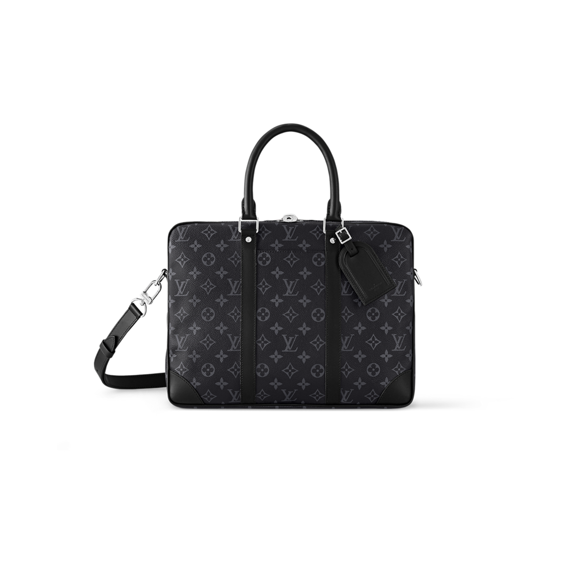M46457 Louis Vuitton Porte Documents Voyage PM Monogram Palladium