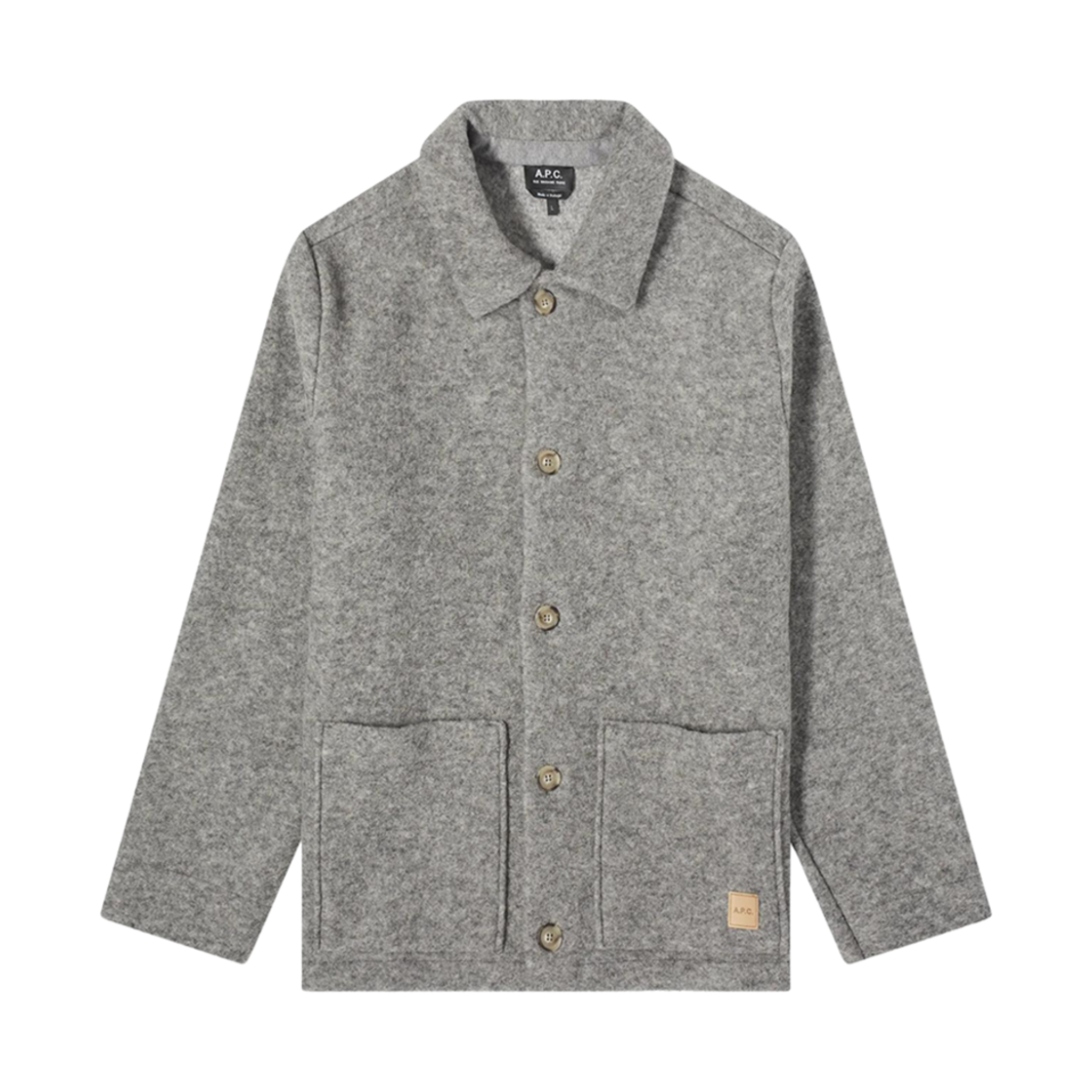WOAQS-M02912-PLB A.P.C. Thias Jacket Grey