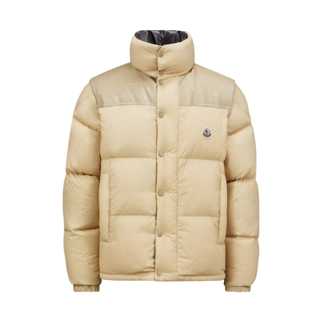 J2-091-1A00211-5985T-230 Moncler Verone Reversible Short Down Jacket Sand Beige - 24FW