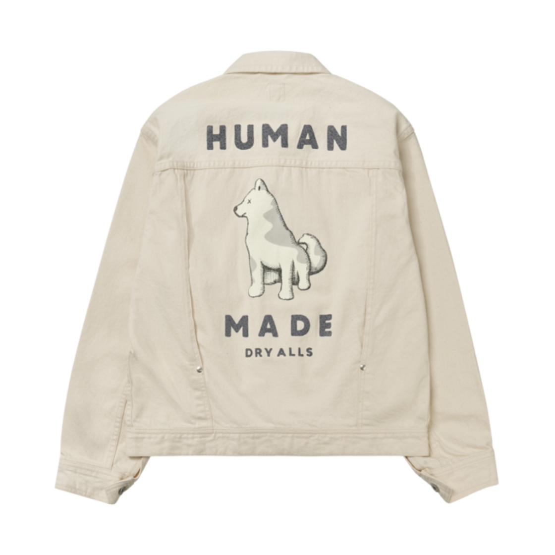 휴먼 메이드 x 카우스 워크 자켓 화이트 - 서울 스토어 한정(Human Made x Kaws Work Jacket White - Seoul Store Exclusive)