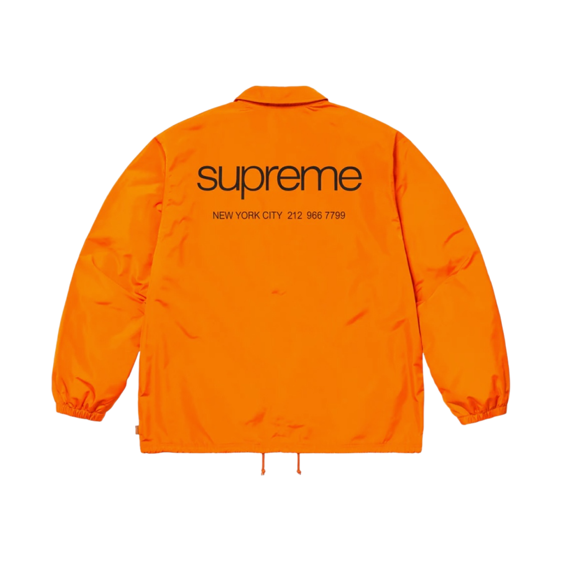 슈프림 NYC 코치 자켓 오렌지 - 23FW